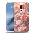 Полупрозрачный дизайнерский пластиковый чехол для Meizu 16th Plus Розовые розы