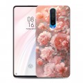 Полупрозрачный дизайнерский пластиковый чехол для Xiaomi RedMi K30 Розовые розы