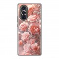 Полупрозрачный дизайнерский пластиковый чехол для Huawei Nova 10 Розовые розы