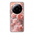 Полупрозрачный дизайнерский пластиковый чехол для Xiaomi 13 Ultra Розовые розы