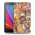 Дизайнерский силиконовый чехол для Huawei MediaPad T2 7.0 Pro капибара