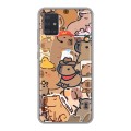 Дизайнерский силиконовый чехол для Samsung Galaxy A51 капибара