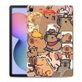 Дизайнерский силиконовый чехол для Samsung Galaxy Tab S6 Lite капибара