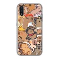 Дизайнерский силиконовый чехол для Samsung Galaxy M01 капибара