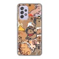 Дизайнерский силиконовый чехол для Samsung Galaxy A52 капибара