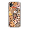 Дизайнерский силиконовый чехол для Samsung Galaxy A04 капибара