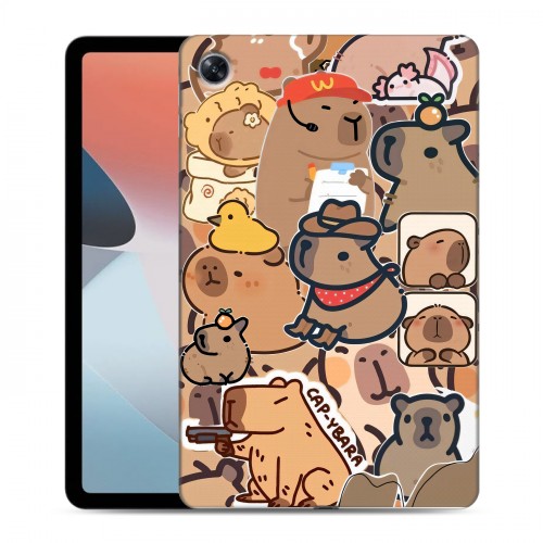 Дизайнерский силиконовый чехол для OPPO Pad Air капибара