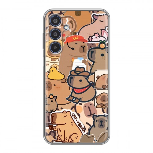 Дизайнерский силиконовый чехол для Samsung Galaxy M35 капибара