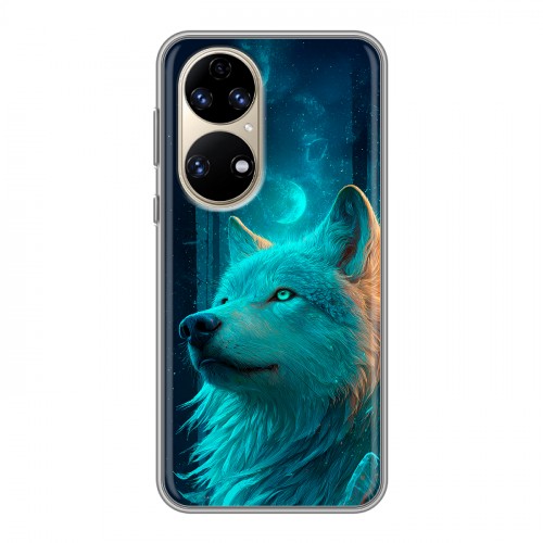 Дизайнерский силиконовый чехол для Huawei P50 Pro бабочки саккура