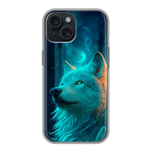 Дизайнерский силиконовый чехол для Iphone 15 бабочки саккура