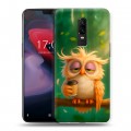 Дизайнерский пластиковый чехол для OnePlus 6 сова