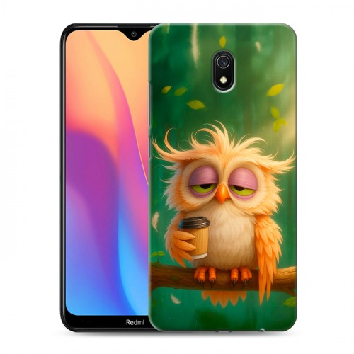 Дизайнерский пластиковый чехол для Xiaomi RedMi 8A сова