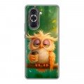 Дизайнерский силиконовый с усиленными углами чехол для Huawei Nova 10 сова