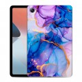 Дизайнерский силиконовый чехол для OPPO Pad Air синий мрамор