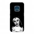 Полупрозрачный дизайнерский силиконовый с усиленными углами чехол для Nokia XR20 монашка