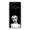 Полупрозрачный дизайнерский пластиковый чехол для Xiaomi RedMi A3 монашка