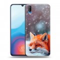 Полупрозрачный дизайнерский пластиковый чехол для Vivo V11 лиса