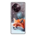 Полупрозрачный дизайнерский пластиковый чехол для Vivo V30e лиса