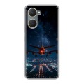 Полупрозрачный дизайнерский пластиковый чехол для Vivo Y03 самолет