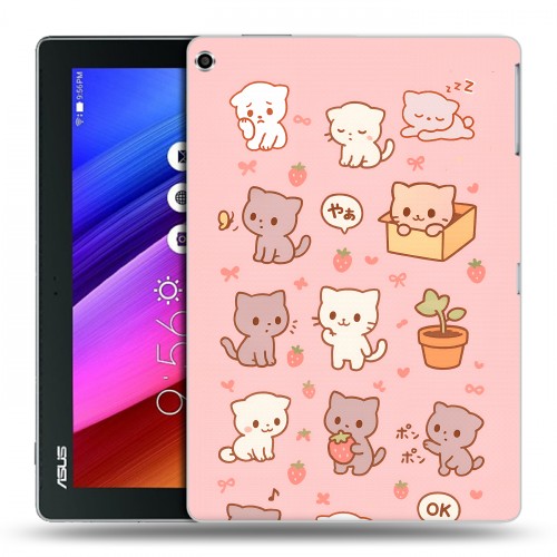 Дизайнерский силиконовый чехол для ASUS ZenPad 10 Hello Kitty Хелоу Кити