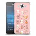 Дизайнерский пластиковый чехол для Microsoft Lumia 950 Hello Kitty Хелоу Кити