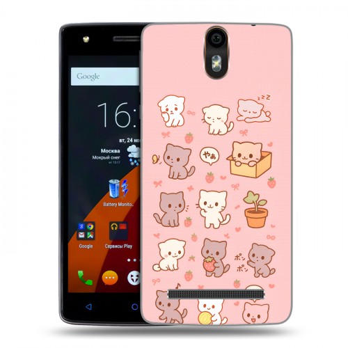 Дизайнерский силиконовый чехол для Wileyfox Storm Hello Kitty Хелоу Кити