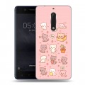 Дизайнерский пластиковый чехол для Nokia 5 Hello Kitty Хелоу Кити
