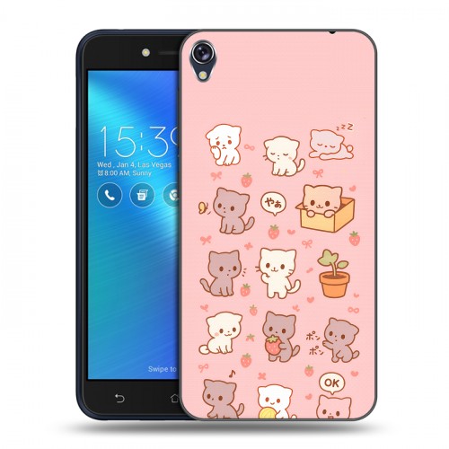 Дизайнерский силиконовый чехол для Asus ZenFone Live Hello Kitty Хелоу Кити