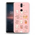 Дизайнерский силиконовый чехол для Nokia 8 Sirocco Hello Kitty Хелоу Кити