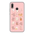 Дизайнерский силиконовый чехол для Huawei P20 Lite Hello Kitty Хелоу Кити