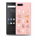 Дизайнерский пластиковый чехол для BlackBerry KEY2 Hello Kitty Хелоу Кити