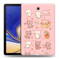 Дизайнерский силиконовый чехол для Samsung Galaxy Tab S4 Hello Kitty Хелоу Кити