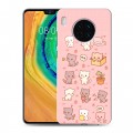 Дизайнерский пластиковый чехол для Huawei Mate 30 Hello Kitty Хелоу Кити