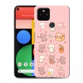 Дизайнерский пластиковый чехол для Google Pixel 5 Hello Kitty Хелоу Кити
