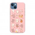 Дизайнерский силиконовый чехол для Iphone 13 Hello Kitty Хелоу Кити