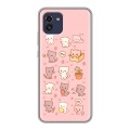Дизайнерский силиконовый чехол для Samsung Galaxy A03 Hello Kitty Хелоу Кити