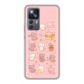 Дизайнерский силиконовый чехол для Xiaomi 12T Hello Kitty Хелоу Кити