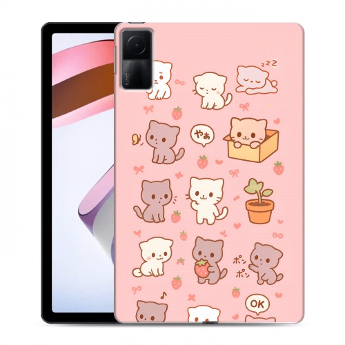 Дизайнерский силиконовый чехол для Xiaomi RedMi Pad Hello Kitty Хелоу Кити