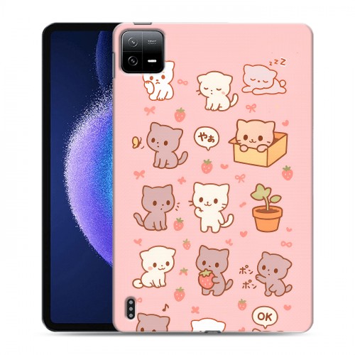 Дизайнерский силиконовый чехол для Xiaomi Pad 6 Hello Kitty Хелоу Кити