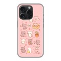 Дизайнерский силиконовый чехол для Iphone 15 Pro Hello Kitty Хелоу Кити