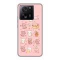 Дизайнерский силиконовый чехол для Xiaomi 13T Hello Kitty Хелоу Кити