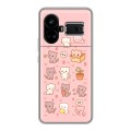 Дизайнерский силиконовый чехол для Realme GT5 Hello Kitty Хелоу Кити