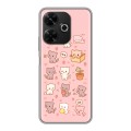 Дизайнерский силиконовый чехол для RedMi 13 4G Hello Kitty Хелоу Кити