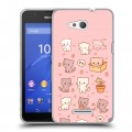 Дизайнерский пластиковый чехол для Sony Xperia E4g Hello Kitty Хелоу Кити