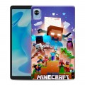 Дизайнерский силиконовый чехол для Realme Pad Mini Майнкрафт Minecraft