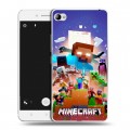 Дизайнерский пластиковый чехол для Lenovo S90 Майнкрафт Minecraft