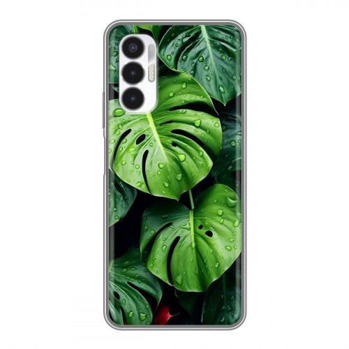 Дизайнерский силиконовый чехол для Tecno Pova 3 Листья