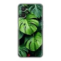 Дизайнерский силиконовый с усиленными углами чехол для OPPO A96 Листья