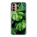 Дизайнерский силиконовый чехол для Samsung Galaxy A04s Листья