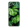 Дизайнерский силиконовый с усиленными углами чехол для Huawei Nova Y61 Листья